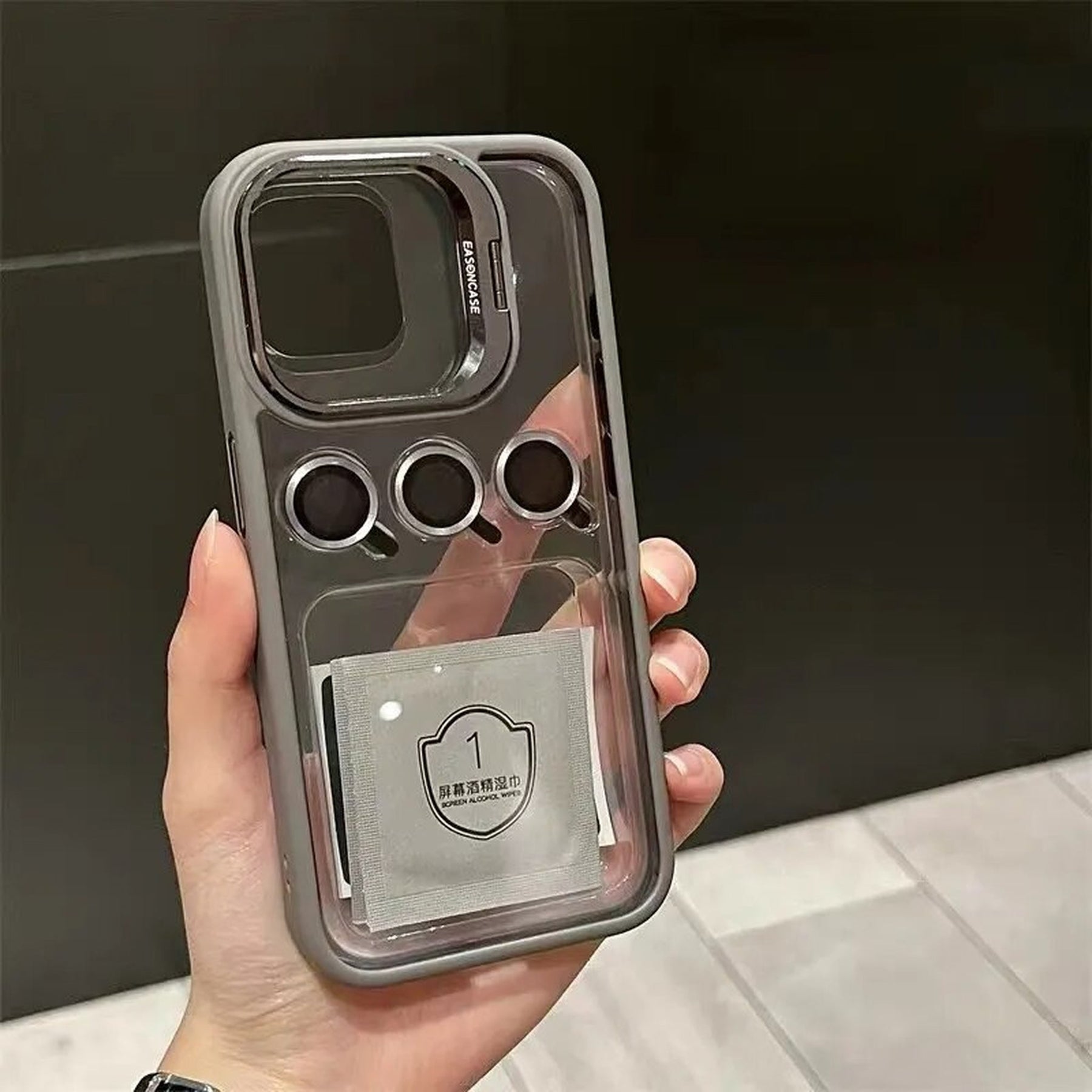 Case / Capinha Iphone Easy + Proteção de Lentes (11 ao 14 Pro max)