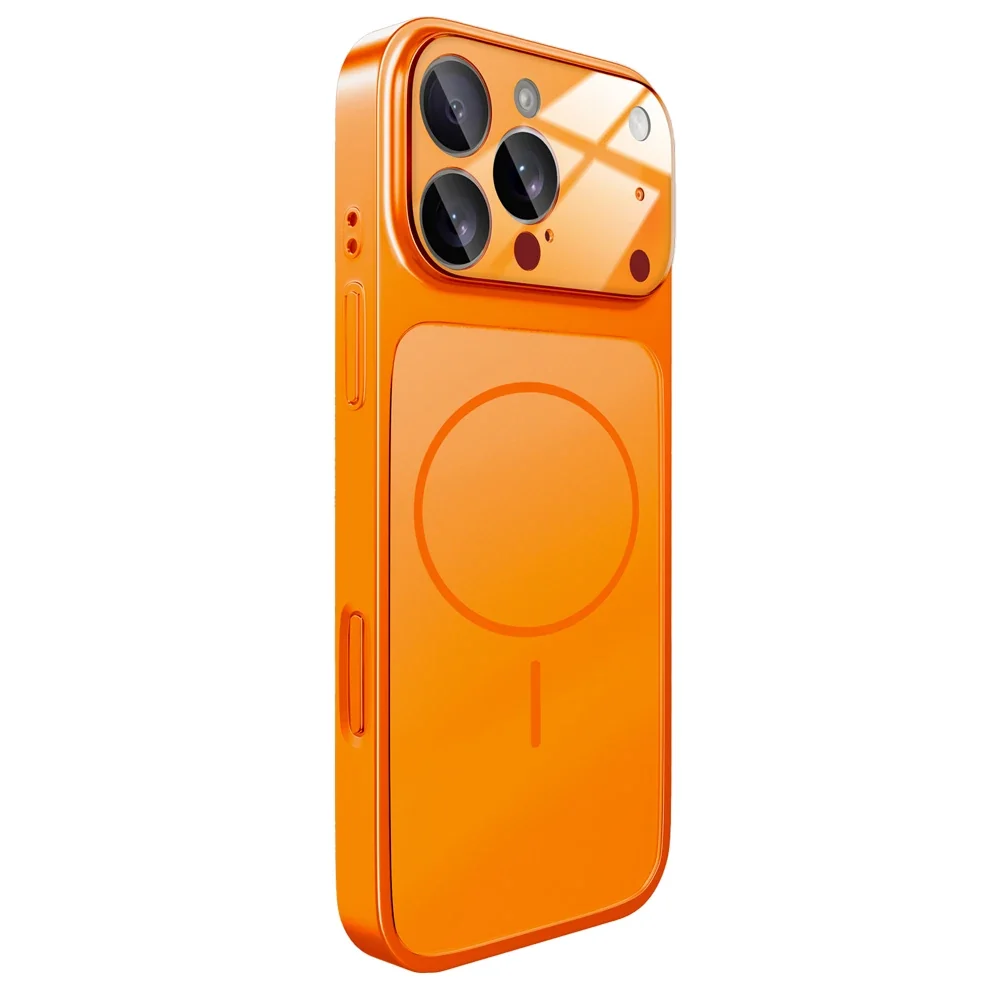Case MagSafe Laranja — vista traseira