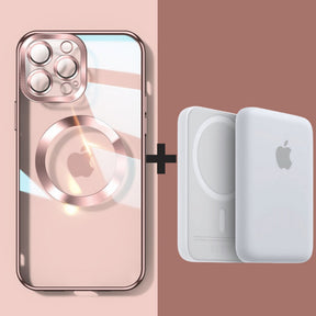 Carregador Power Bank + Case MagSafe (Iphone 11 ao 12 Pro Max)