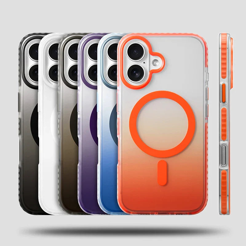 Case / Capinha Iphone Colors Degradê MagSafe