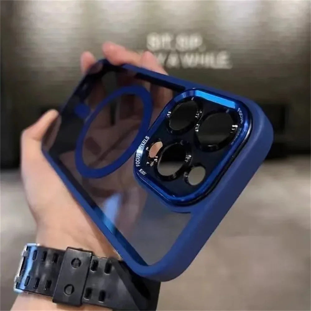Case / Capinha Iphone Auto Focus (Series 13 ao 16 ProMax)