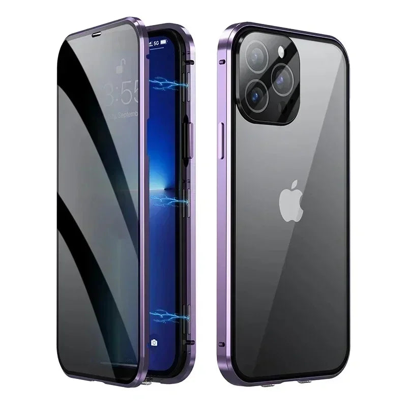 Case / Capinha Iphone Magnética Blindagem 360°