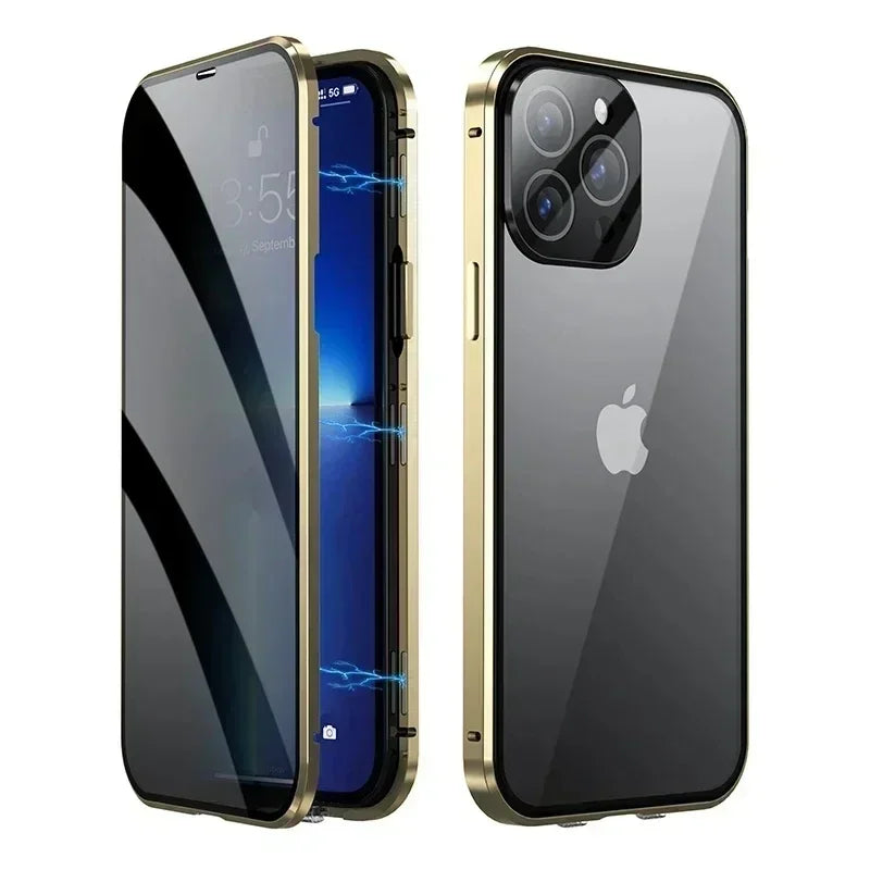 Case / Capinha Iphone Magnética Blindagem 360°