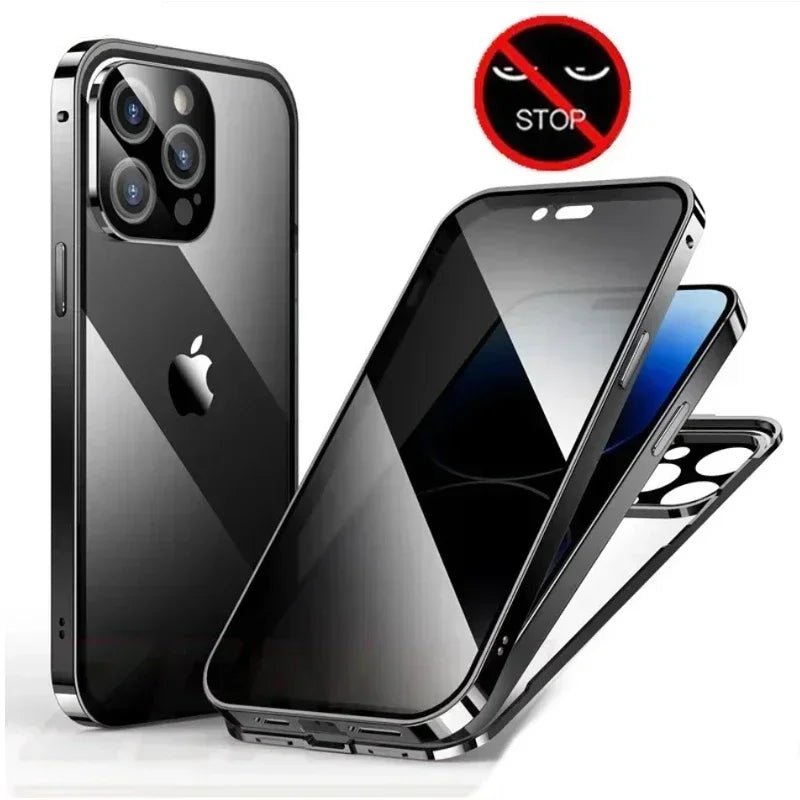 Case / Capinha Iphone Magnética Blindagem 360°