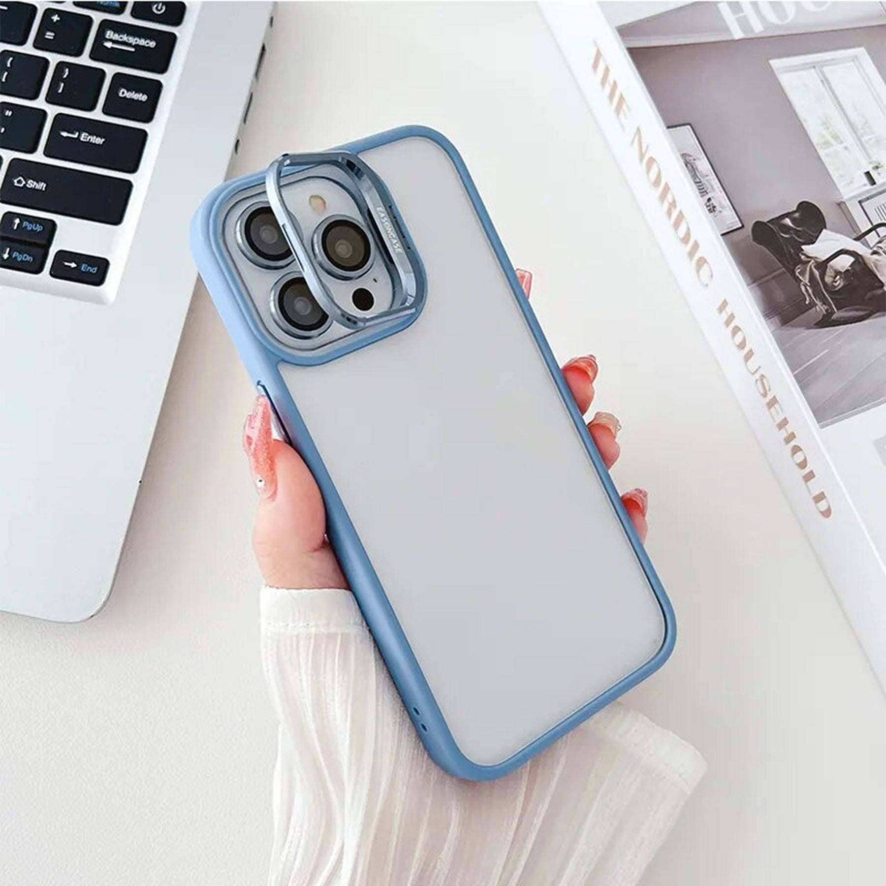 Case / Capinha Iphone Easy + Proteção de Lentes (11 ao 14 Pro max)